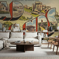 Greetings From Badlands Mural Wallpaper - room preview 03