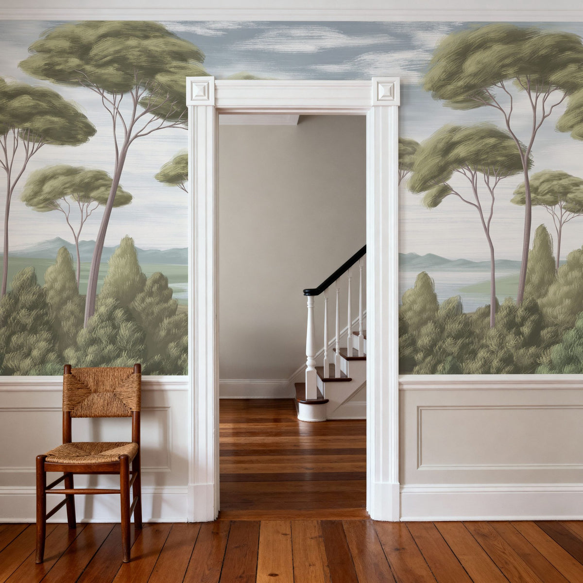 Verdant Horizon, New Day Mural Wallpaper - room preview 03