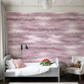 Moire Fumé, Cloud Rose Mural Wallpaper - room preview 03
