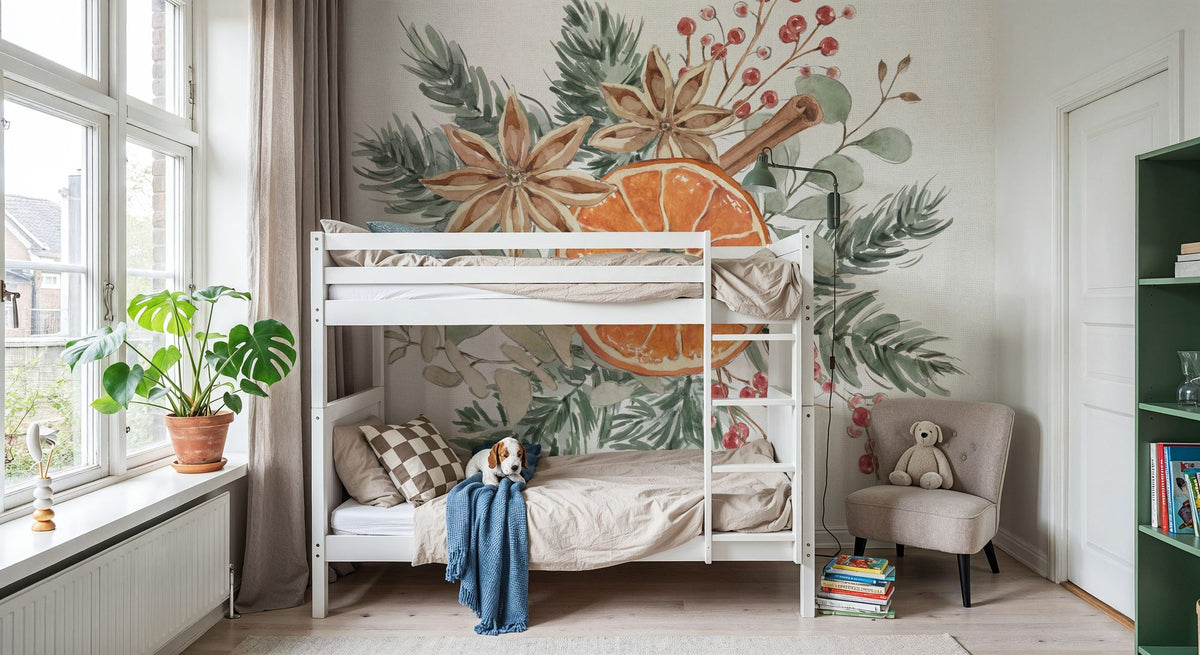 Winter Warmth III Mural Wallpaper - room preview 03