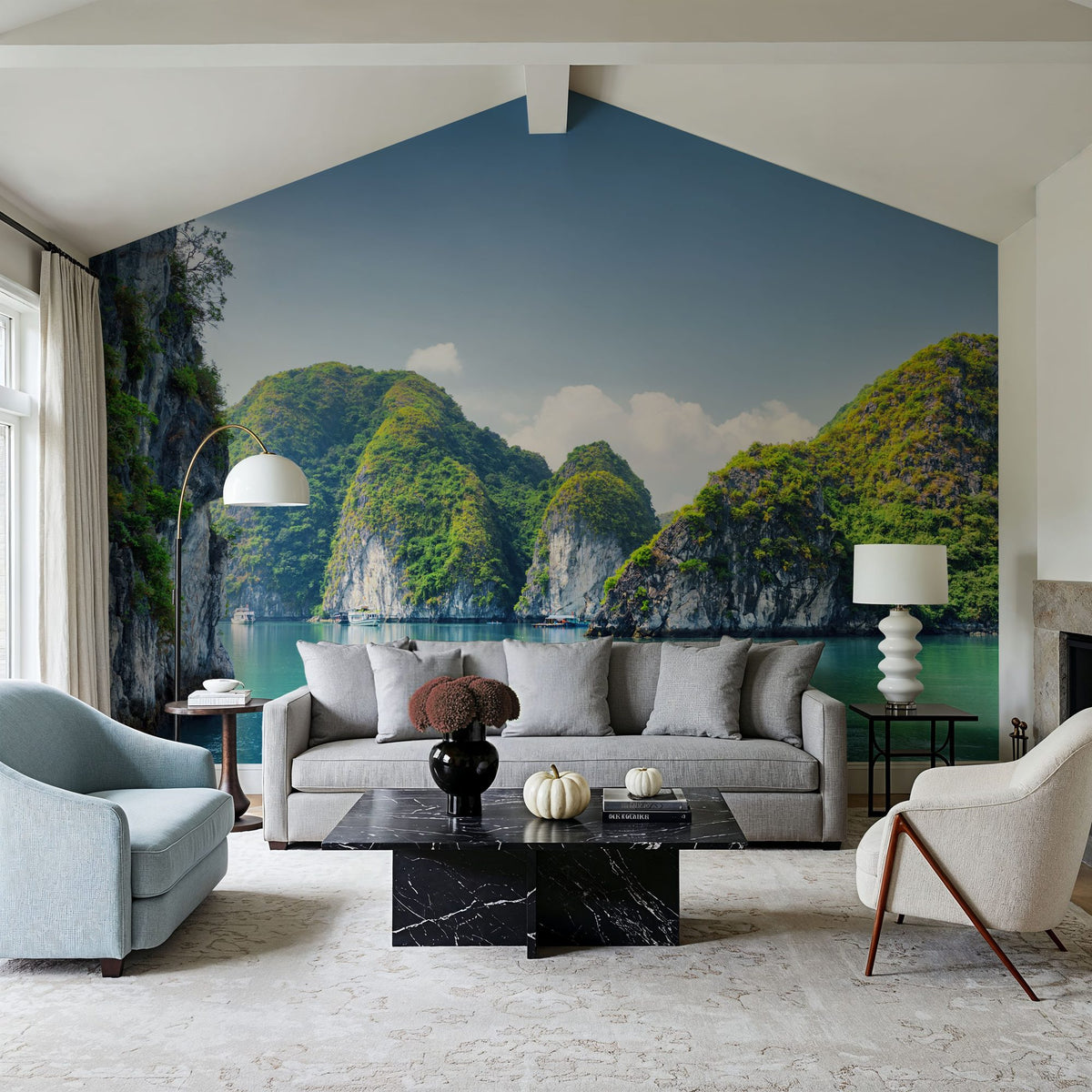 Tropical Bay Mural Wallpaper - room preview 03