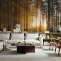 Silent Forest Mural Wallpaper - room preview 03