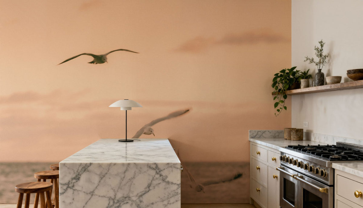 Sunset Gang Mural Wallpaper - room preview 03