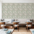 Climbing Wisteria, Greige Mural Wallpaper - room preview 03