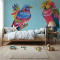 Birds of Paradise V Mural Wallpaper - room preview 03