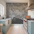 Palma De Mallorca Grey Mural Wallpaper - room preview 03