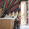 Tropical Florals Mural Wallpaper - room preview 03