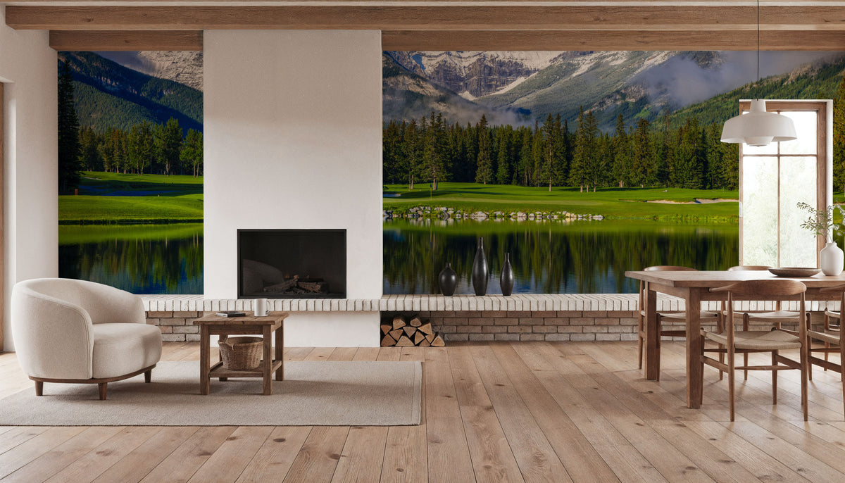 Mt Lorette Golf Course Mural Wallpaper - room preview 03