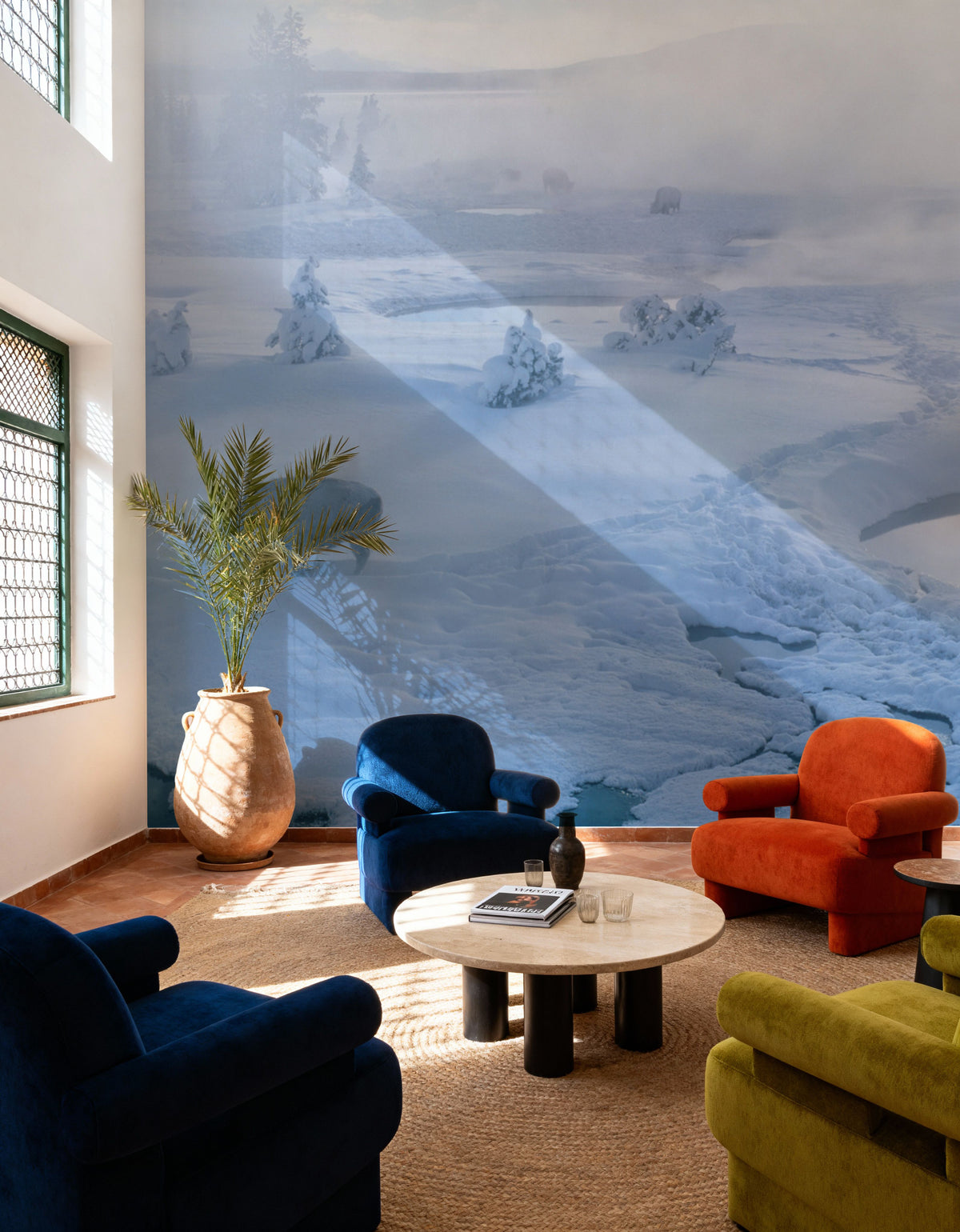 Yellowstone Bison Mural Wallpaper - room preview 03