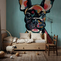 Stanley the French Bulldog Mural Wallpaper - room preview 03