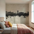 Vevey Switzerland Skyline Concrete Mural Wallpaper - room preview 03