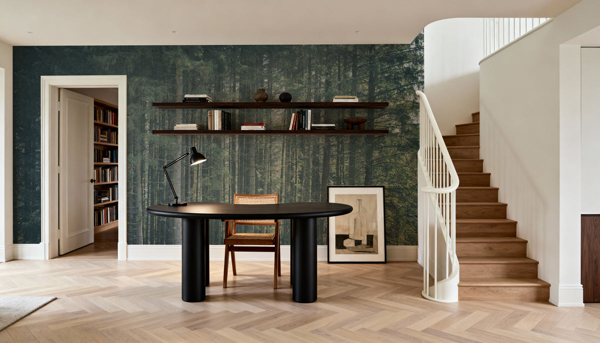 Dappled Forest Mural Wallpaper - room preview 03