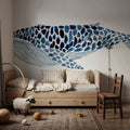 Humpback Whale Mural Wallpaper - room preview 03