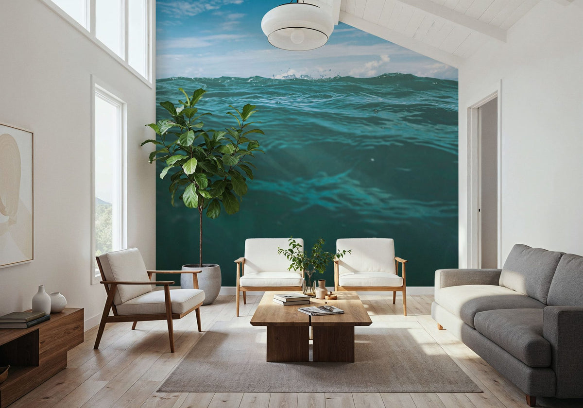 Free in the Ocean Mural Wallpaper - room preview 03