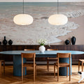 Pink Sand Shoreline Mural Wallpaper - room preview 03