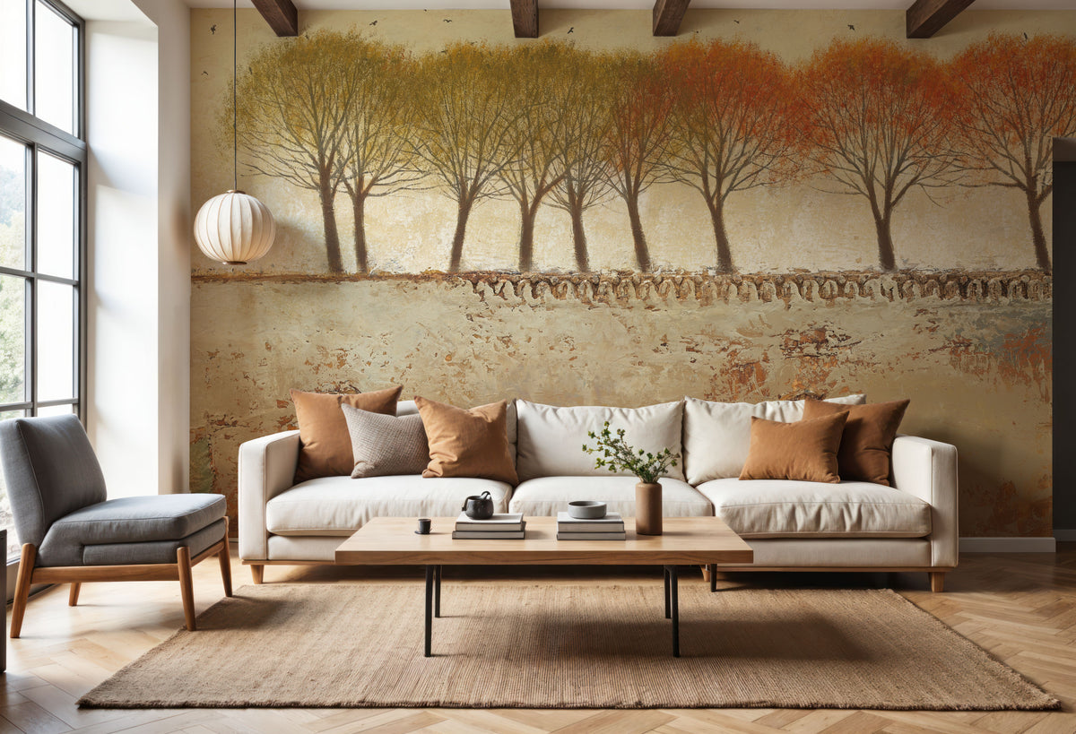 Field and Forest III Mural Wallpaper - room preview 03