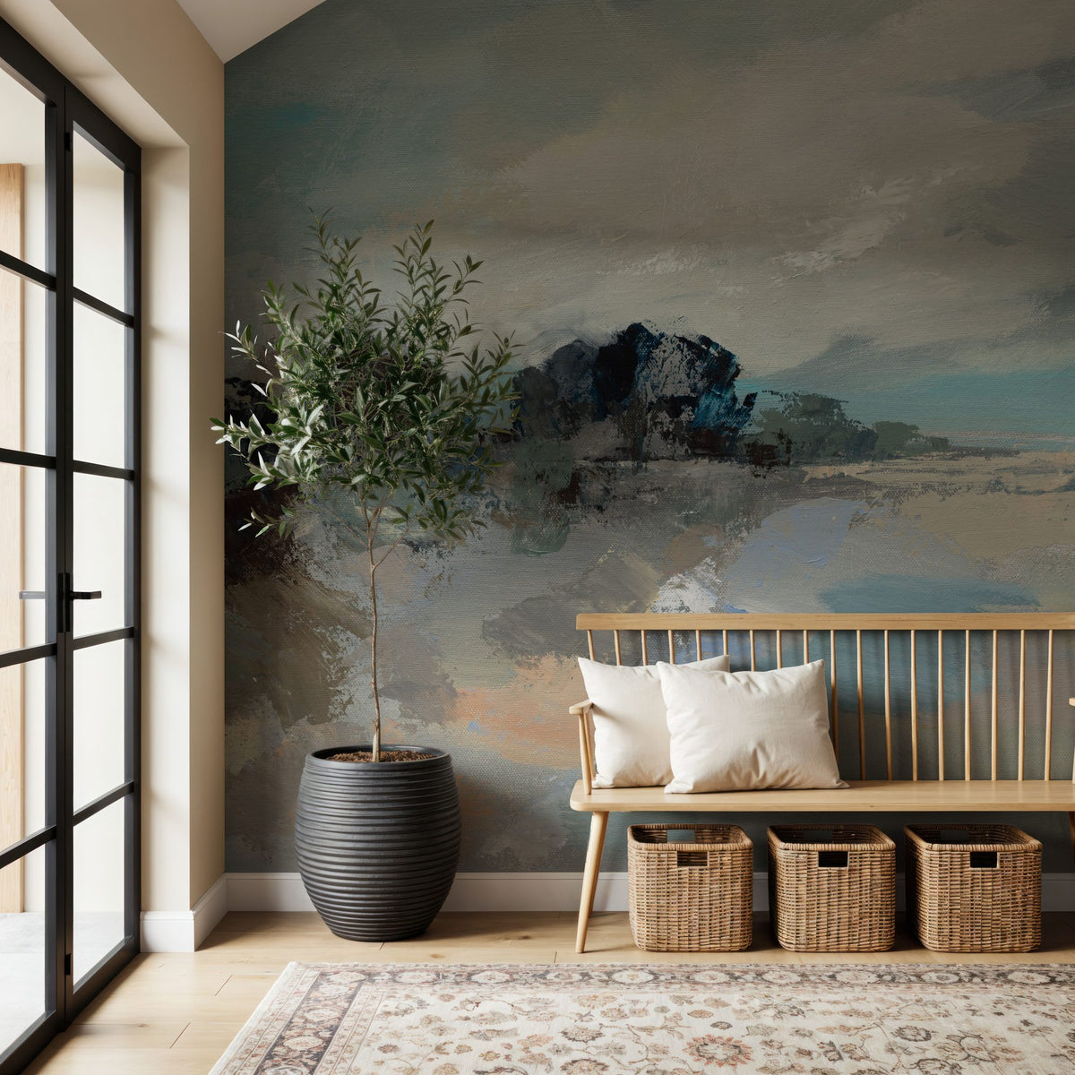 Morning Coastal View Mural Wallpaper - room preview 03