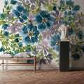 Blue Blooms Mural Wallpaper - Edition 3 - room preview 03