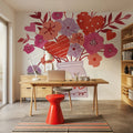 Love You V Mural Wallpaper - room preview 03