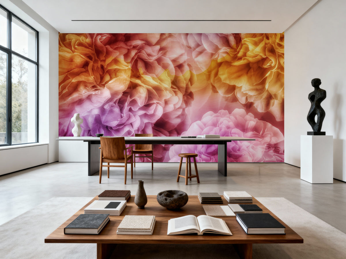 Peony Dreams Mural Wallpaper - room preview 03