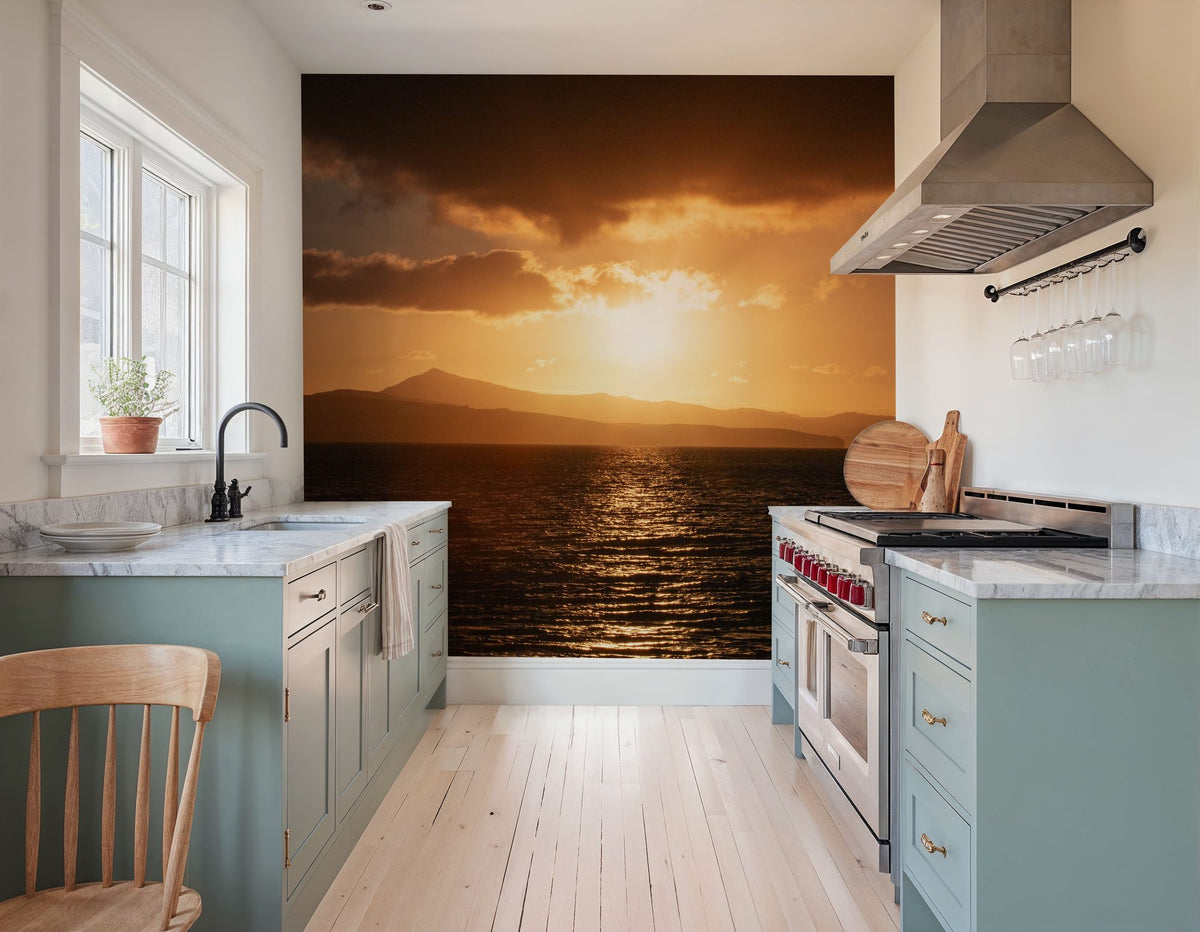 Fuerteventura Sunset Mural Wallpaper - room preview 03