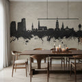 Groningen the Netherlands Skyline Mural Wallpaper - room preview 03