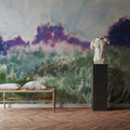Impressionsitic Meadow Mural Wallpaper - room preview 03