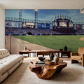 Twilight Ballpark Mural Wallpaper - room preview 03