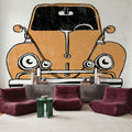 Road Trip Beetle Mural Wallpaper - room preview 03