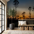 Silhouette Trees Mural Wallpaper - room preview 03