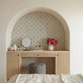 Nordic Flora Ivory Petite, Cloud Mural Wallpaper - room preview 03