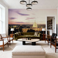 Illuminated Dome Sunset Mural Wallpaper - room preview 03