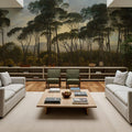 Mediterranean Pine Landscape, Original Mural Wallpaper - room preview 03