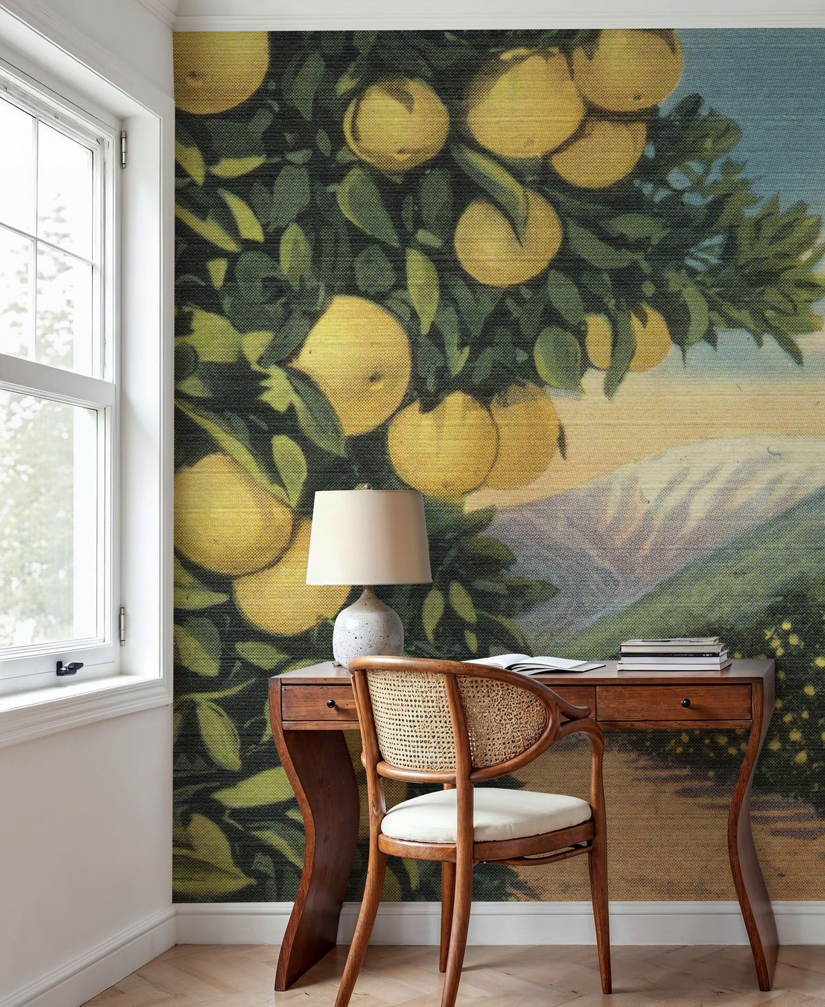 Greetings From Grapefruits Mural Wallpaper - room preview 03