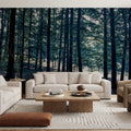Dappled Forest Light Mural Wallpaper - room preview 03