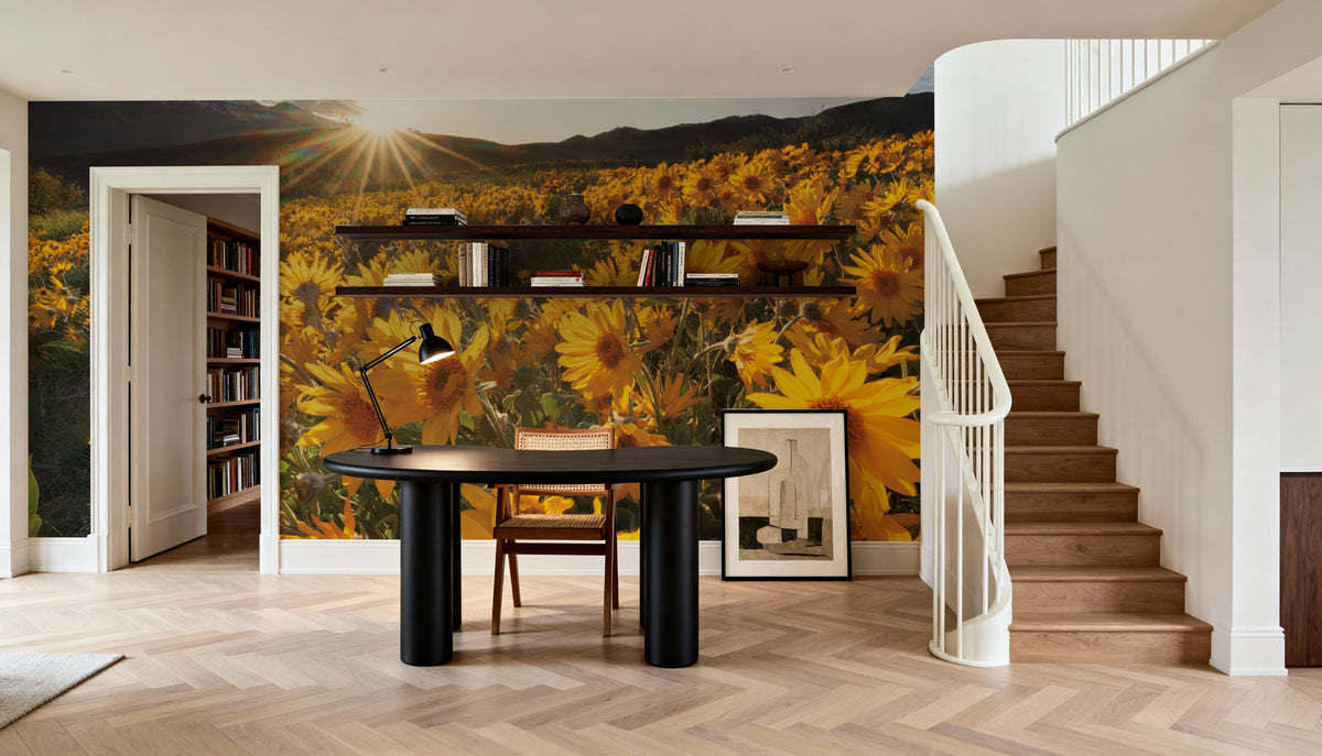 Methow Valley Wildflowers III Mural Wallpaper - room preview 03
