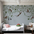 Monkey Jump, Stone Mural Wallpaper - room preview 03