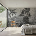 Banana Trees Sketching Mural Wallpaper - room preview 03