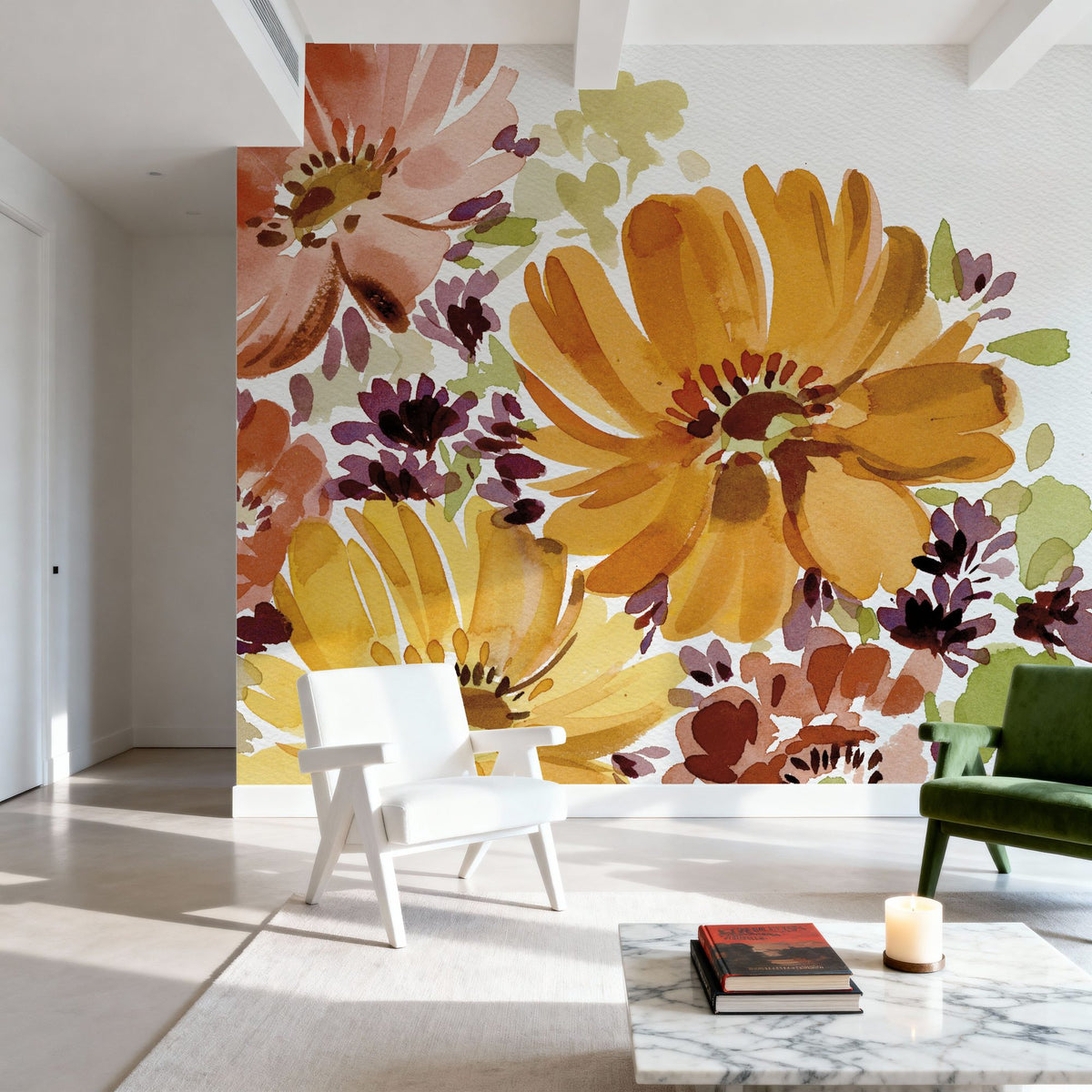 Autumn Joy IV Mural Wallpaper - room preview 03
