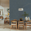 Ludovici Pattern; Middle Blue Mural Wallpaper - room preview 03