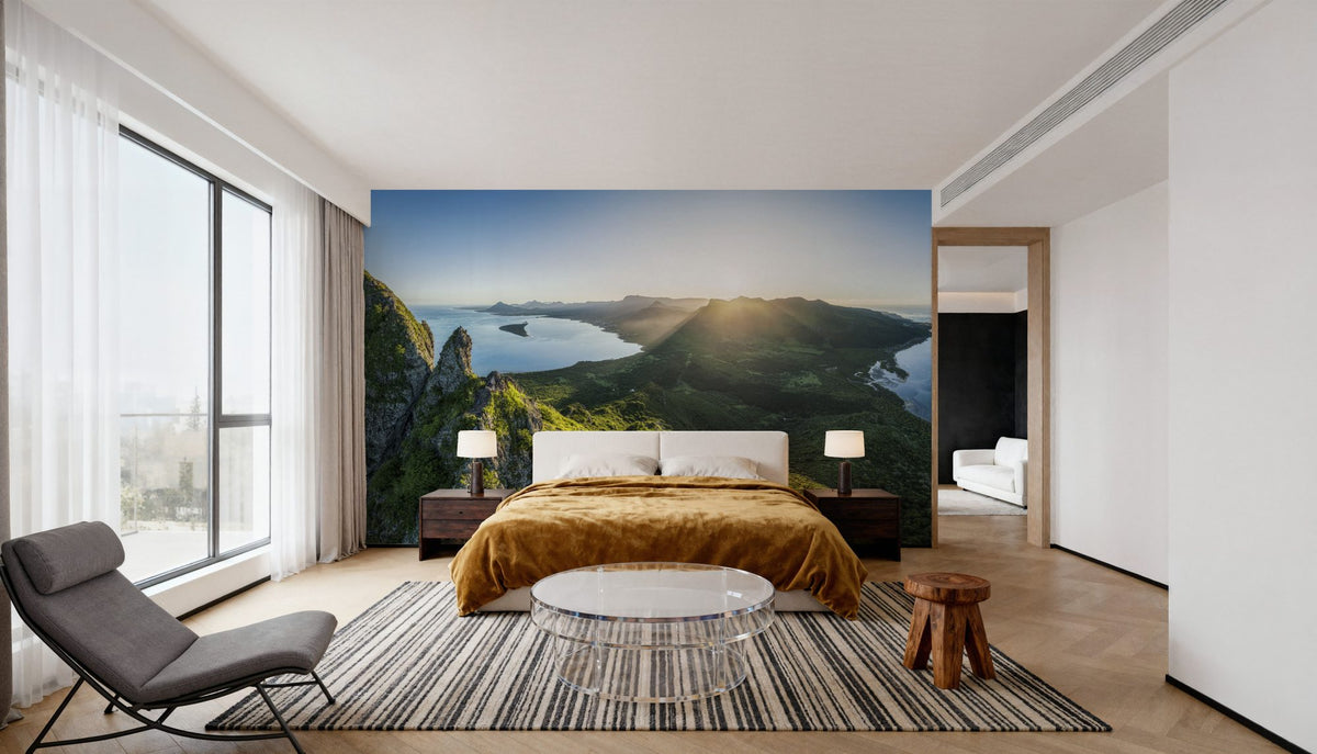 Le Morne Brabant Mountain Mural Wallpaper - room preview 03