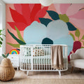 Pretty Florals I Mural Wallpaper - room preview 03