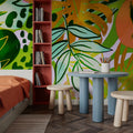 Hawaiian Leaves Mural Wallpaper - room preview 03