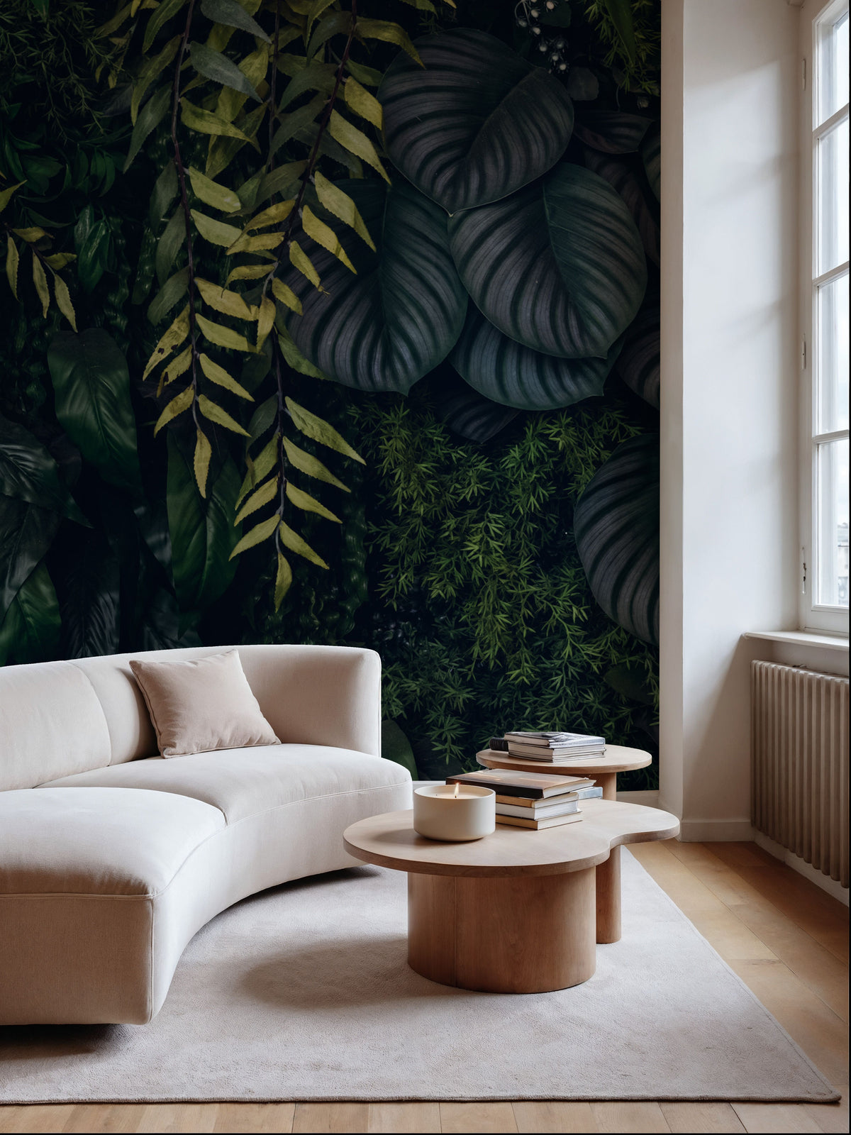 Fern Tapestry Mural Wallpaper - room preview 03