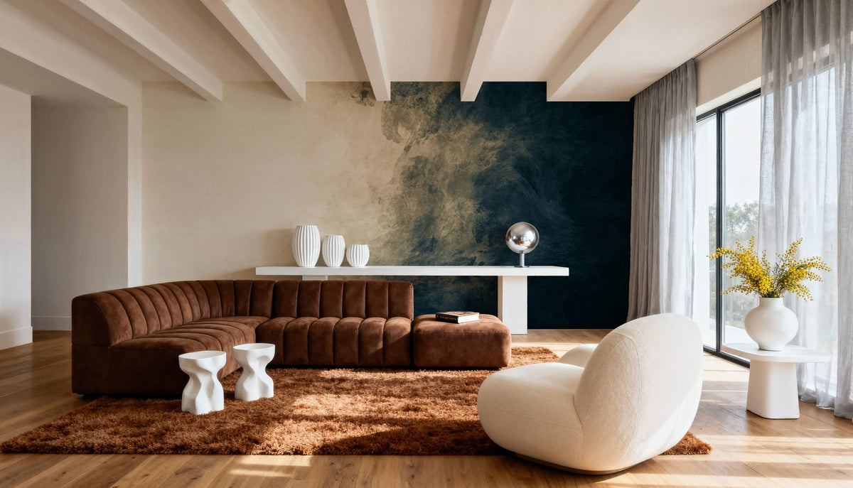 Dark Cloud Mural Wallpaper - room preview 03