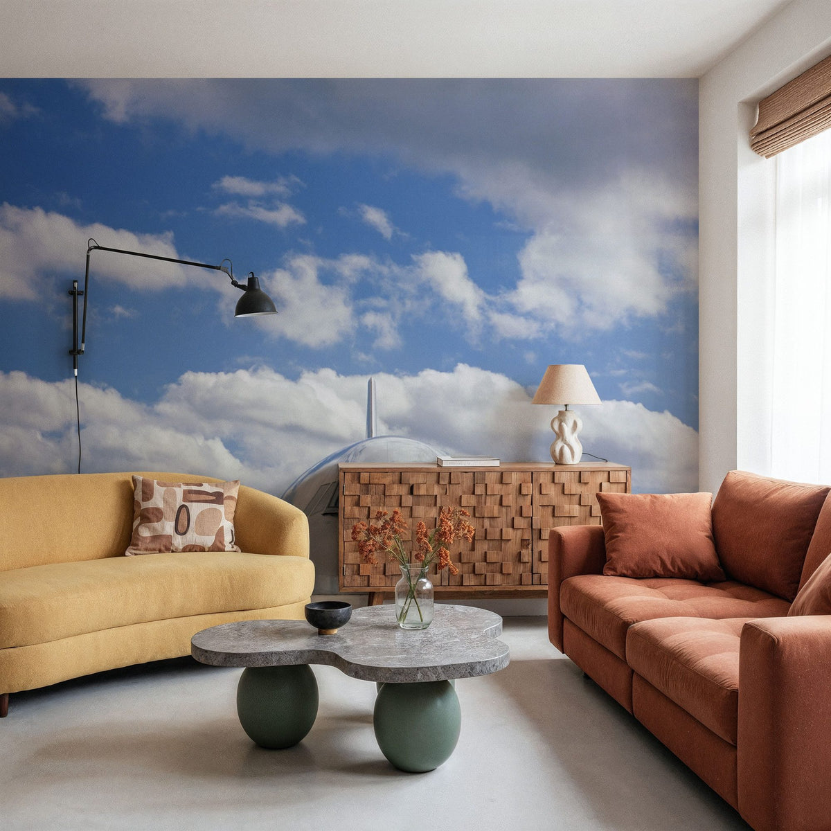 Sky Voyager Mural Wallpaper - room preview 03