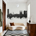 Quito Ecuador Skyline Black & White Mural Wallpaper - room preview 03