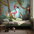 Parrot Hang Out Mural Wallpaper - room preview 03