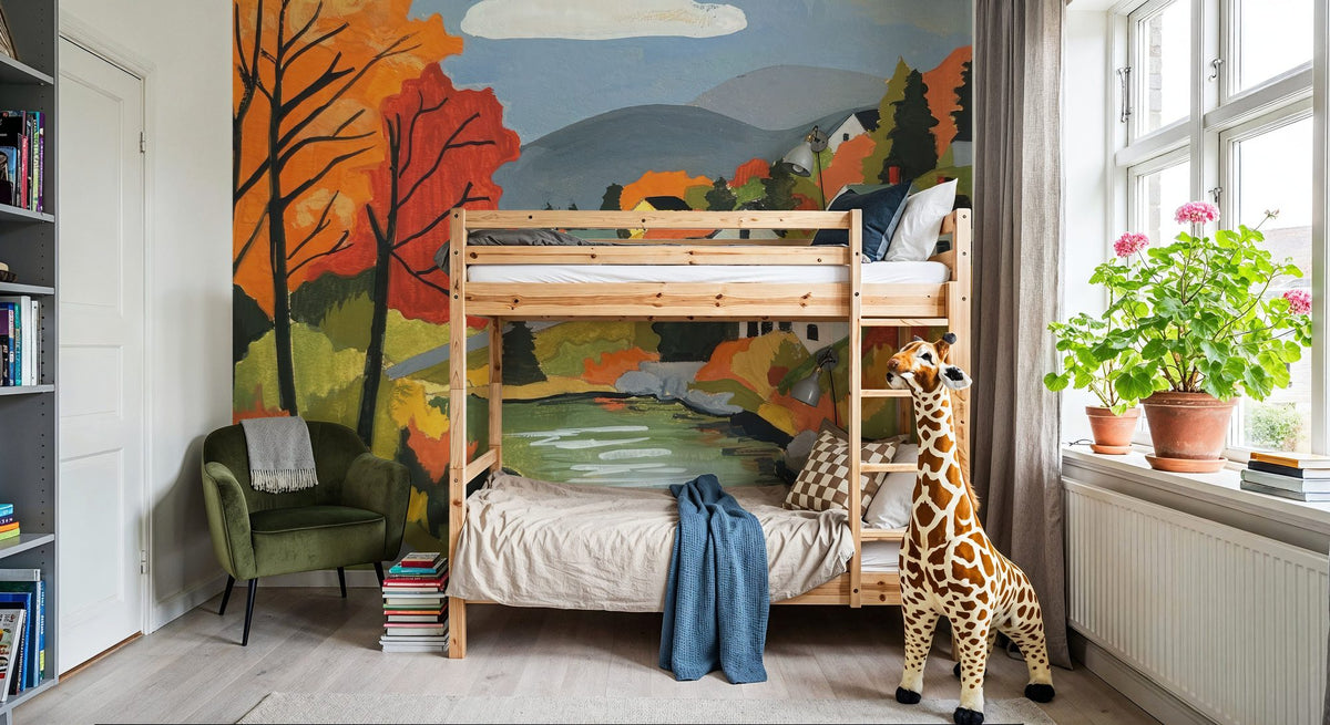 Fall Colors Mural Wallpaper - room preview 03