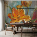 Parrot Tulips I Mural Wallpaper - room preview 03